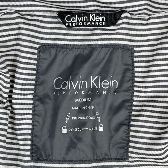 Calvin Klein Performance Women’s Down Filled Quilted Vest Blush Pink Medium Zip - Picture 9 of 10